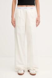 Calvin Klein Jeans pamut nadrág - bézs M - answear - 42 990 Ft