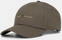Tommy Hilfiger pamut baseball sapka zöld, sima, AM0AM13431 - zöld Univerzális méret