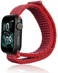 Beline Apple Watch óraszíj Nylon 38/40/41mm, piros