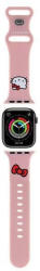 Hello Kitty Silicone Kitty Head óraszíj Apple Watch 42/44/45/49mm, rózsaszín