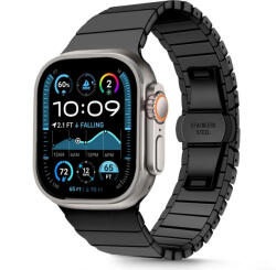 Tech-Protect LINKBAND APPLE WATCH 6/ 7/ 8/ 9/ 10/ SE/ ULTRA 1/ 2 (44/ 45/ 46/ 49 MM) tok, fekete