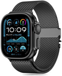 Tech-Protect MILANO APPLE WATCH 6/ 7/ 8/ 9/ 10/ SE/ ULTRA 1/ 2 (44/ 45/ 46/ 49 MM) tok, fekete
