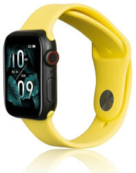 Beline Apple Watch óraszíj szilikon 42/44/45/49mm, sárga