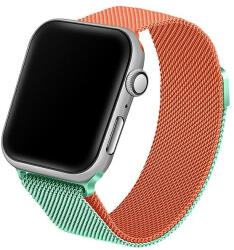 Beline Apple Watch acél óraszíj 42/44/45/49mm, zöld, narancssárga