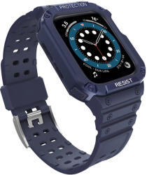  Protect óraszíj Band tok óraszíj Apple Watch 7/SE (41/40/38mm) tok Armor Watch Cover, kék