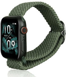 Beline óraszíj Apple Watch Textil 42/44/45/49mm, zöld