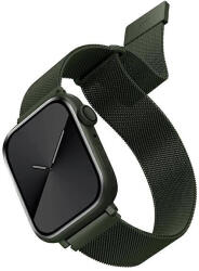 UNIQ óraszíj Dante Apple Watch Series 1/2/3/4/4/5/6/7/8/9/SE/SE2 42/44/45mm rozsdamentes acél, zöld