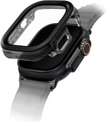 UNIQ Voute Tempered Glass tok Apple Watch Ultra 49mm, fekete