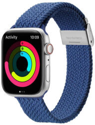 Dux Ducis óraszíj MIXTURE II rugalmas fonott óraszíj Apple Watch 38/40/41 mm Apple Watch, kék