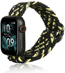 Beline Apple Watch óraszíj Textil 42/44/45/49mm, fekete, zöld