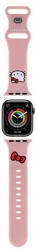 Hello Kitty Silicone Kitty Head óraszíj Apple Watch 38/40/41mm, rózsaszín