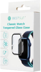 Bestsuit hibrid üvegfólia Apple Watch 7/8/9-41mm, acélszürke, átlátszó