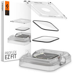 Spigen PROFLEX "EZ FIT" 2-PACK APPLE WATCH 7/8/9 (45 MM), átlátszó hibrid üvegfólia