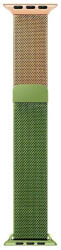 Beline Apple Watch acél óraszíj 42/44/45/49mm, zöld, arany