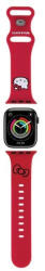 Hello Kitty Silicone Kitty Head óraszíj Apple Watch 38/40/41mm tok, piros