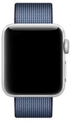 Apple eredeti Apple Watch MPW82ZM/A 42/44/45mm Woven Nylon band óraszíj, sötétkék