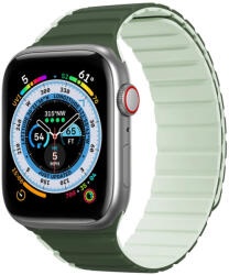 Dux Ducis Mágneses Apple Watch SE, 9, 8, 7, 6, 5, 4, 3, 2, 1 (41, 40, 38 mm) óraszíj (LD verzió), zöld
