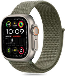 Tech-Protect NYLON APPLE WATCH 6/ 7/ 8/ 9/ 10/ SE/ ULTRA 1/ 2 (44/ 45/ 46/ 49 MM) óraszíj, khaki