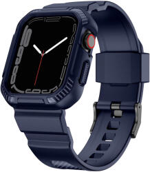 Kingxbar CYF106 2in1 Armor tok Apple Watch SE, 9, 8, 7, 6, 5, 4, 3, 2, 1 (41, 40, 38 mm), kék