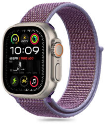 Tech-Protect NYLON APPLE WATCH 6/ 7/ 8/ 9/ 10/ SE/ ULTRA 1/ 2 (44/ 45/ 46/ 49 MM) óraszíj, lila