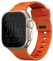 UNIQ óraszíj Stride Apple Watch Series1/2/3/4/5/6/7/8/9/SE/SE2/Ultra/Ultra 2 42/44/45/49mm FKM Rubber, narancssárga