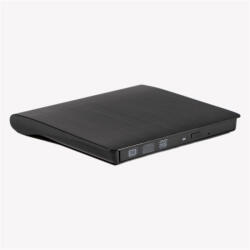 IRIS SLIM EXTERNAL külső DVD író, USB 3.0, Read/write: CD/VCD/DVD, tálcás, DVD-RW, fekete (IRIS SLIM EXTERNAL DVD ÍRÓ) - blacktip