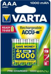 VARTA Ready to Use mikro ceruza akku (AAA) 1000mAh 4db (5703301404)