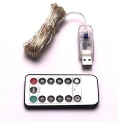 Iris 4615974 8 programos 10m/távirányítós/több színű/100db LED-es/USB-s fénydekoráció (MEN-R1-22239)