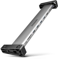 AXAGON multifunkciós Hub 9in1, 4x Usb-a, Usb-c, Hdmi 4K@60Hz, RJ45, (HMC-10HLS)