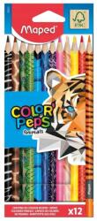 Maped Colorpeps Állatos színesceruza háromszögletű 12db Maped (832212)