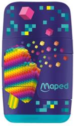 Maped Pixel Party Connect hegyező és radír, kétlyukú, tartályos, pótradírral (IMA049222)