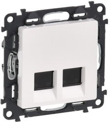 Legrand 753141-60 Valena Life fehér 2xRJ45 Cat. 5E UTP csatlakozóaljzat