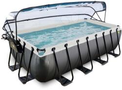 EXIT Toys Black Leather 400x200x100 cm (ET30574220)