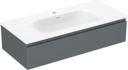 Mexen Orio fürdőszobaszekrény 100 cm mosdóval Vela, 1 fiók, grafit matt/fehér matt - 91A10-10023-1-BF66-W23M01 (91A10-10023-1-BF66-W23M01)