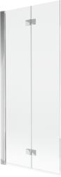 Mexen Mist kádparaván 2-szárnyú bal 80 x 150 cm, áttetsző, króm - 8A9-080-002-01-00-L (8A9-080-002-01-00-L)