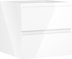 Mexen Orio fürdőszobai mosdószekrény 50 cm, 2 fiókos, fényes fehér - 91A10-05047-2-BFF00 (91A10-05047-2-BFF00)
