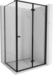 Mexen Mist-F T összecsukható zuhanykabin jobb 95 x 110 cm, fekete keret, fekete - 8A6T-095-110-70-70-P (8A6T-095-110-70-70-P)