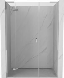 Mexen Mist-H L balos zuhanyajtó, 120 cm, átlátszó, króm - 8A5L-120-001-01-00-L (8A5L-120-001-01-00-L)