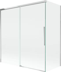 Mexen Rox 2-paneles, toló zuhanyfal 150 + 70 x 150 cm, átlátszó, króm - 8C9-150-070-01-00 (8C9-150-070-01-00)