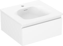 Mexen Orio 50 cm-es fürdőszobaszekrény Vela mosdóval, 1 fiók, fehér matt - 91A10-05023-1-BF01-W23M01 (91A10-05023-1-BF01-W23M01)