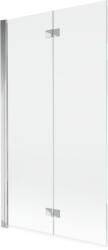 Mexen Mist kádparaván, 2-szárnyú balos, 100 x 150 cm, átlátszó, króm - 8A9-100-002-01-00-L (8A9-100-002-01-00-L)