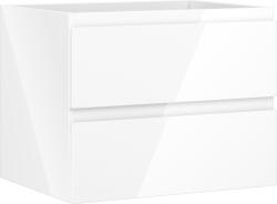 Mexen Orio fürdőszobai szekrény mosdó alá 60 cm, 2 fiók, fényes fehér - 91A10-06047-2-BFF00 (91A10-06047-2-BFF00)