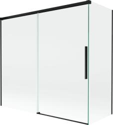 Mexen Rox 2-szárnyú toló zuhanyparaván 170 + 70 x 150 cm, átlátszó, fekete - 8C9-170-070-70-00 (8C9-170-070-70-00)