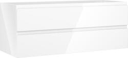 Mexen Orio 120 cm-es fürdőszobaszekrény mosdó alá, 2 fiókos, fényes fehér - 91A10-12047-2-BFF00 (91A10-12047-2-BFF00)