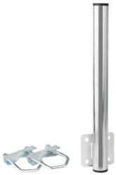 Extralink C400 | Balcony handle | 400mm, with u-bolts M8, steel, galvanized (EX-6914)