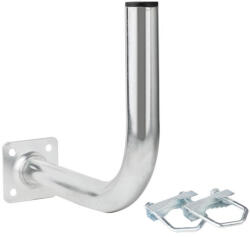 Extralink L300 | Balcony handle | 300mm, with u-bolts M8, steel, galvanized (EX-6792)