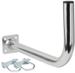 Extralink L500 | Balcony handle | 500mm, with u-bolts M8, steel, galvanized (EX-6815)