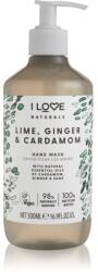 I Love Cosmetics Naturals Lime, Ginger & Cardamom Săpun lichid pentru mâini 500 ml