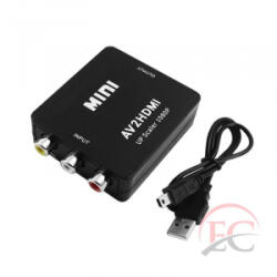 HCT 3RCA VIDEO / HDMI átalakító, konverter (028-142) (028-142)