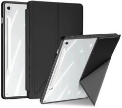 Dux Ducis Samsung Tab S10 FE Plus WIFI DUX DUCIS MAGI ORIGAMI tok álló, bőr hatású aktív FLIP, ceruza tartó, FEKETE (GP-169346)